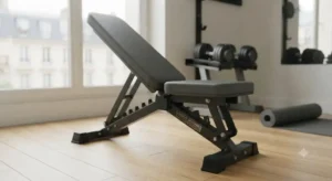Banc de musculation inclinable compact, l'équipement de musculation de niveau supérieur à acheter après les bases. 