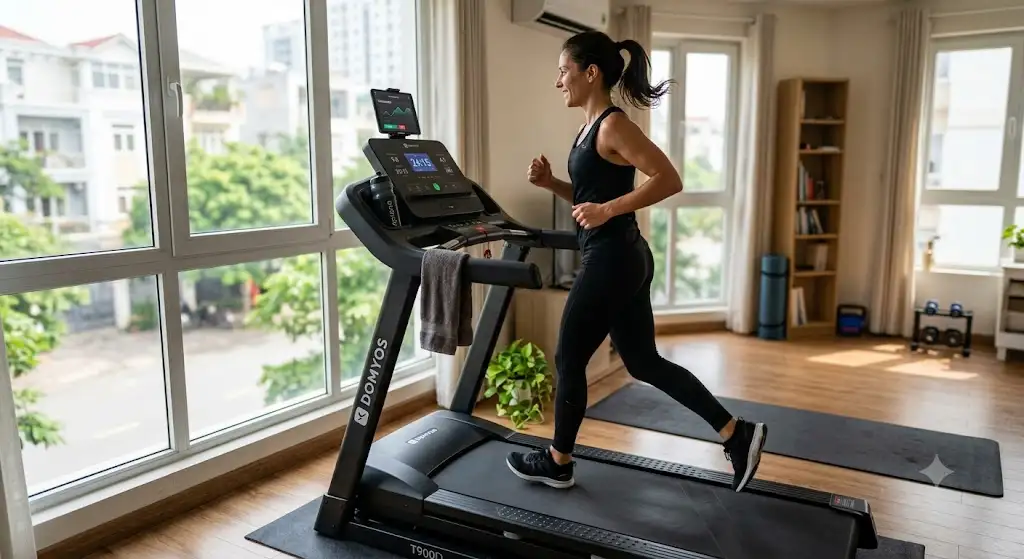 Test et avis sur le tapis de course Domyos pour entraînement cardio à domicile (Domyos cardio avis)